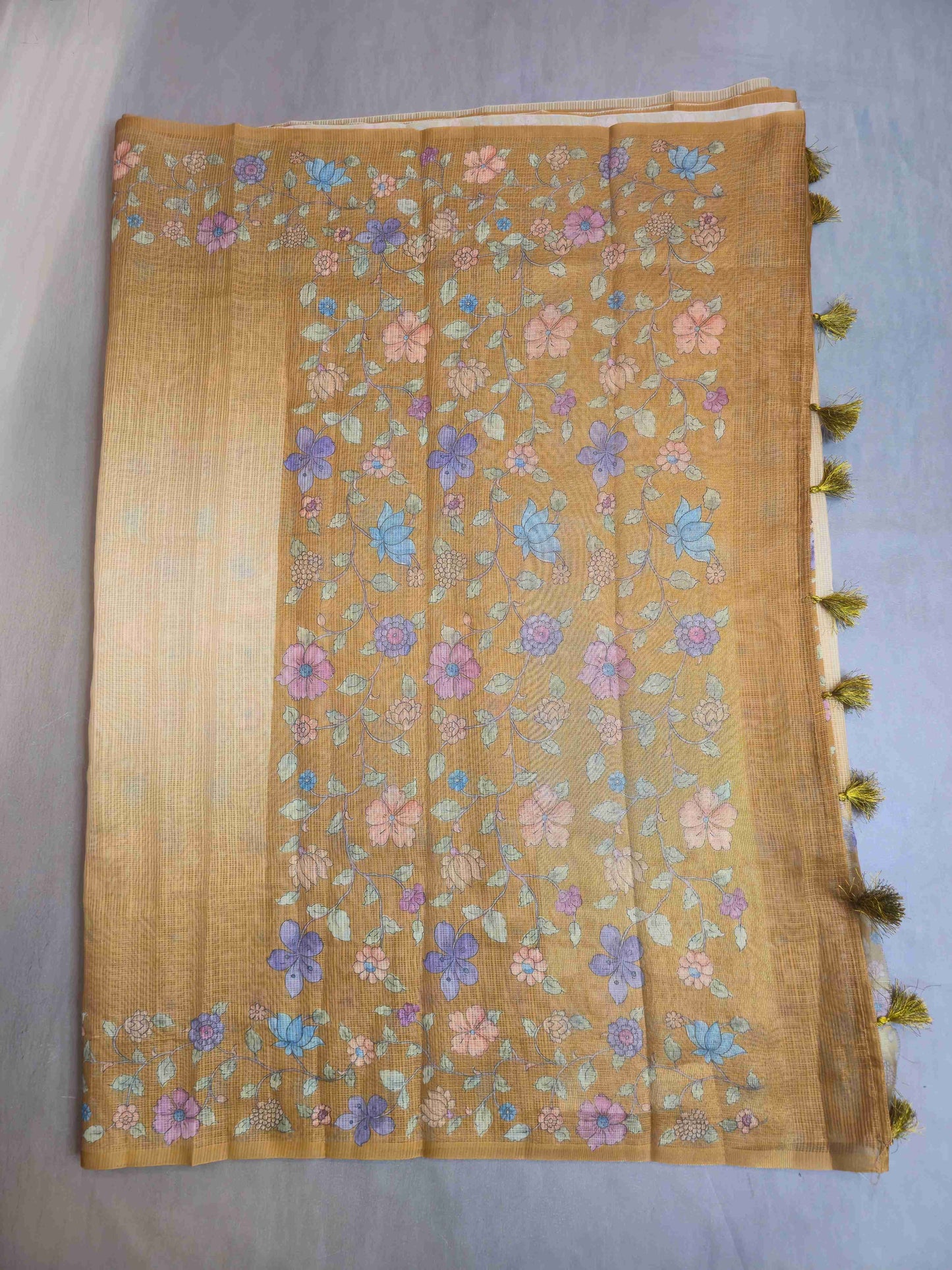 Ombre Mustard Saree