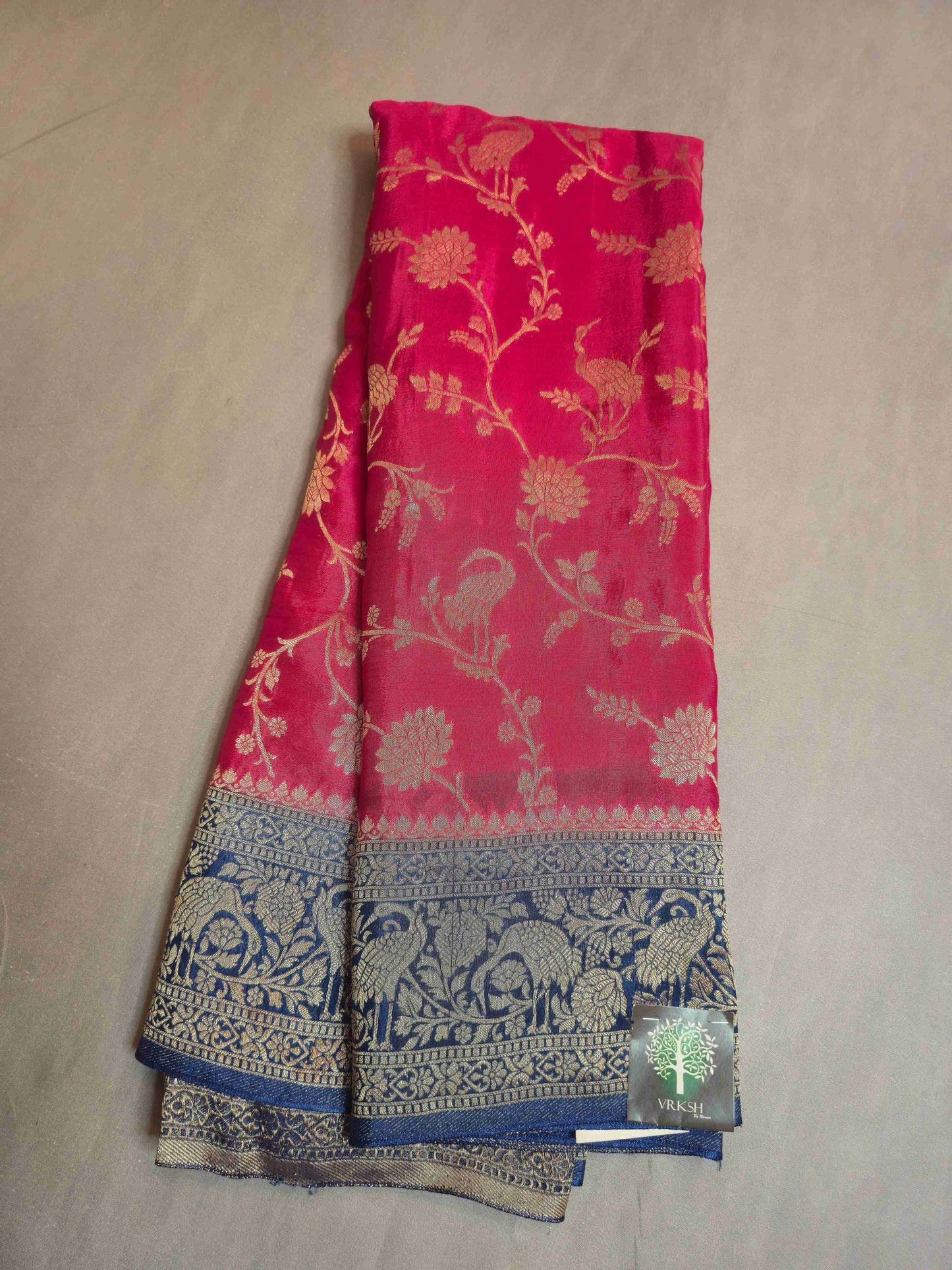 Benarasi Saree with bird weaves