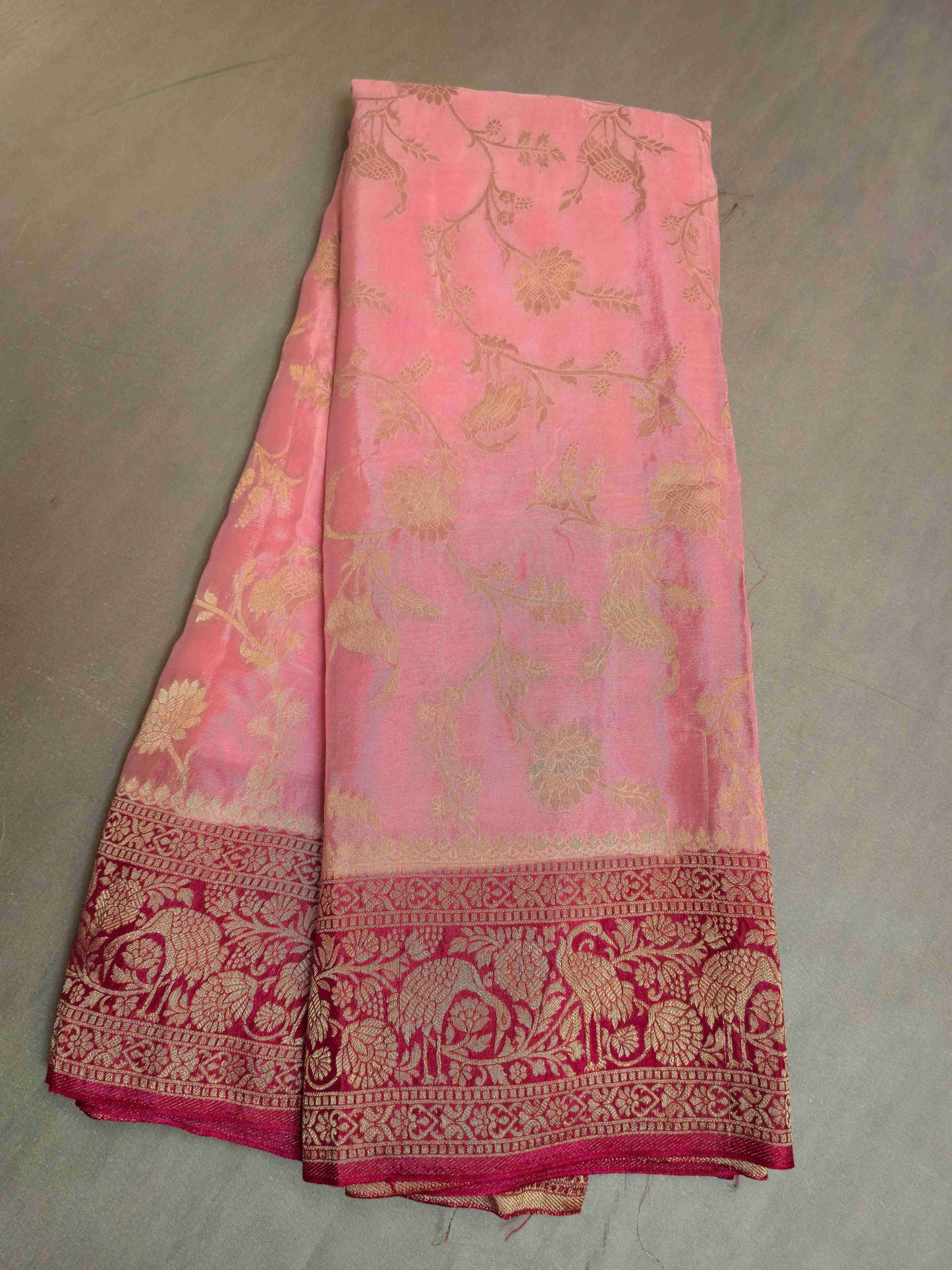 Benarasi Saree with bird weaves
