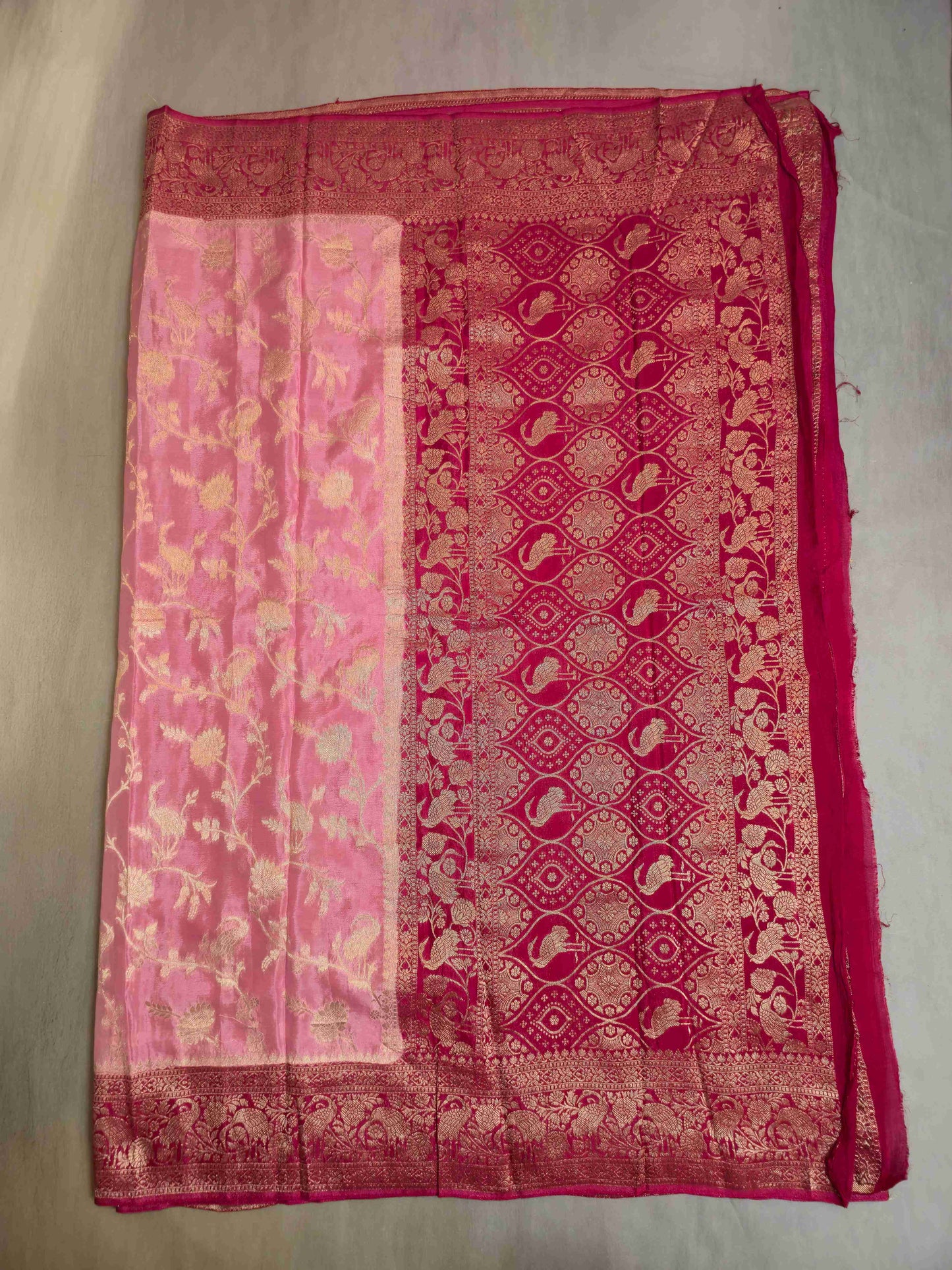 Benarasi Saree with bird weaves