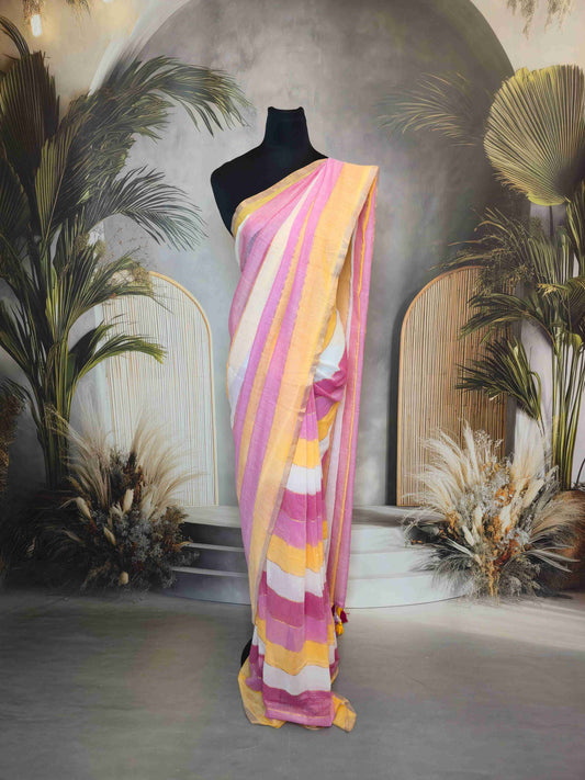 Mul cotton saree