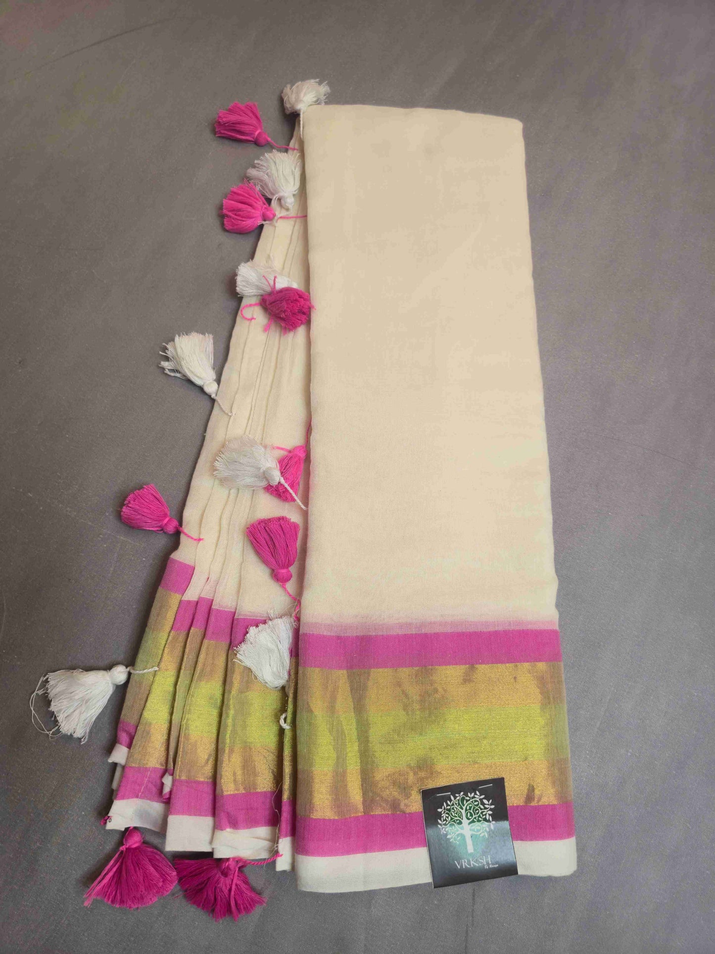 Mul cotton saree
