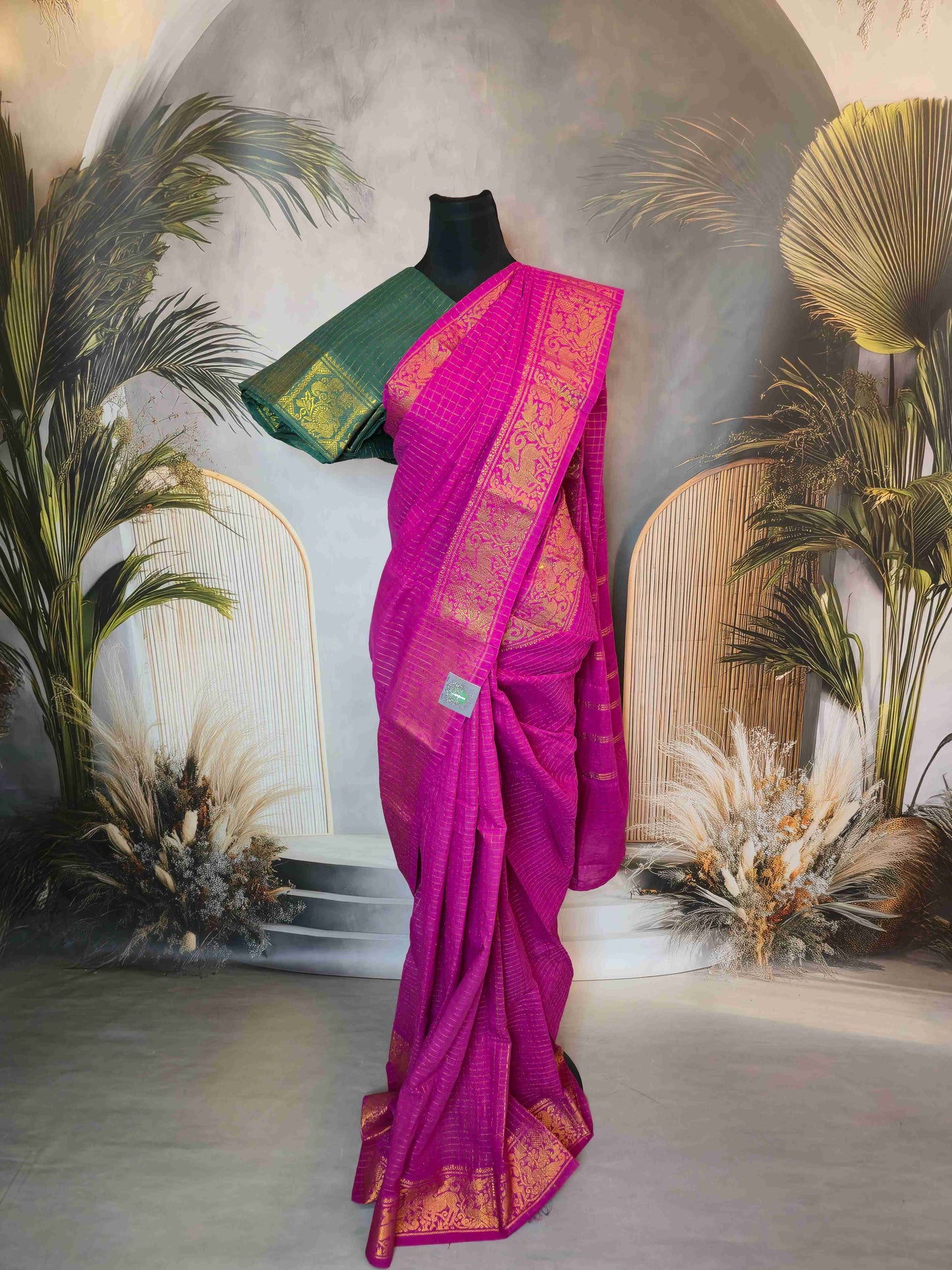 Sungudi Cotton Saree