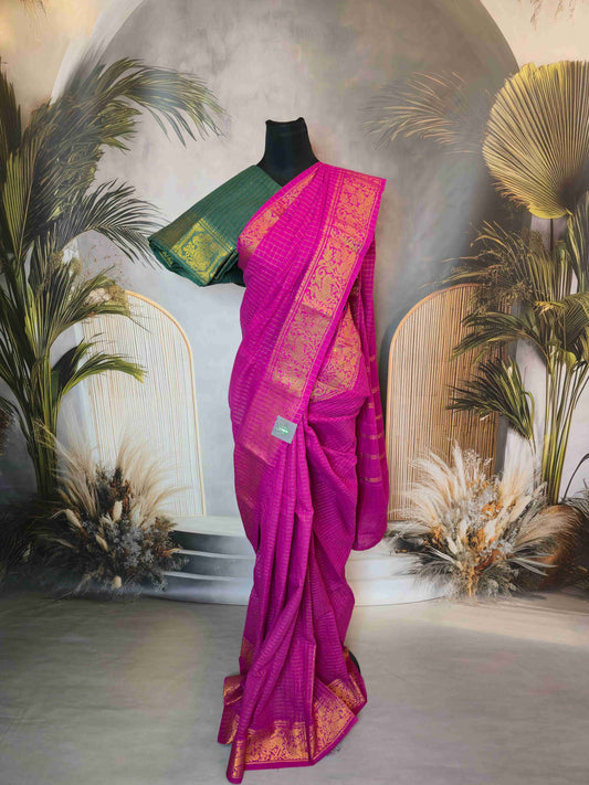 Sungudi Cotton Saree