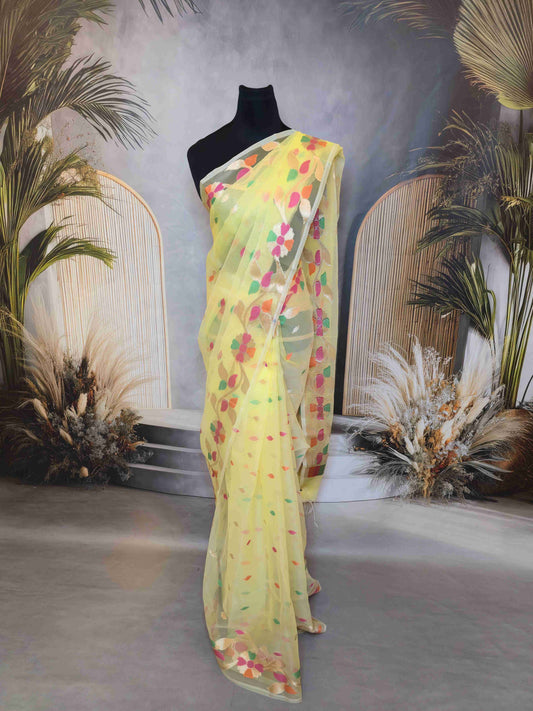 Organza Jamdani Saree