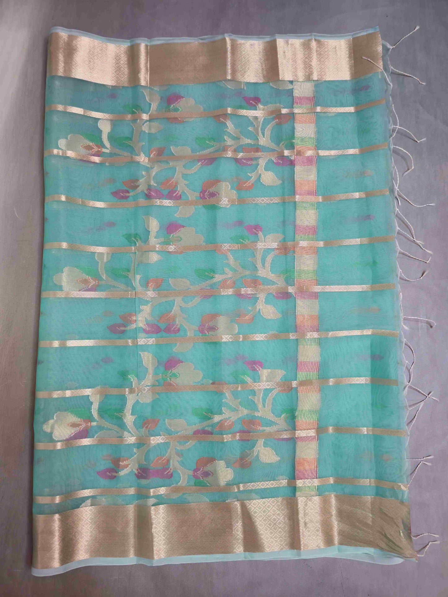 Organza Jamdani Saree