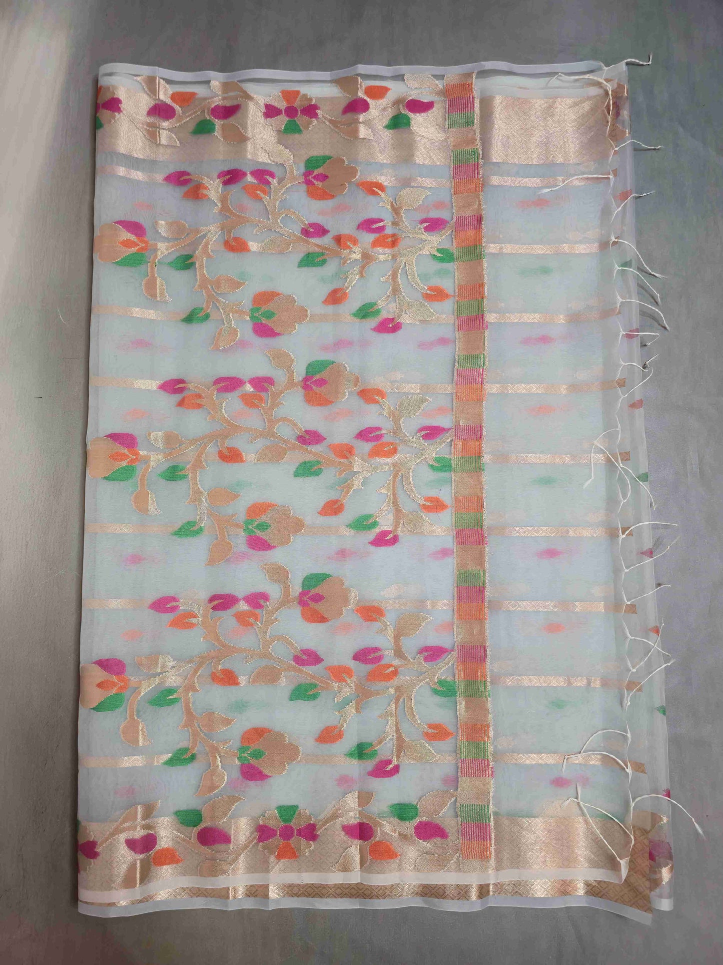 Organza Jamdani Saree