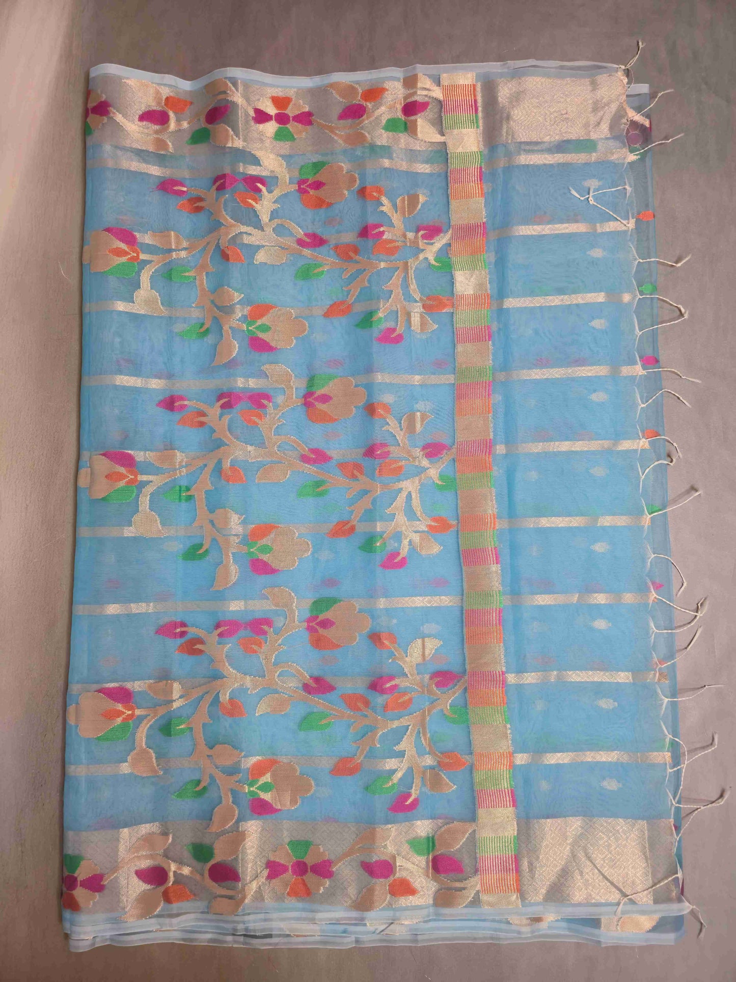 Organza Jamdani Saree