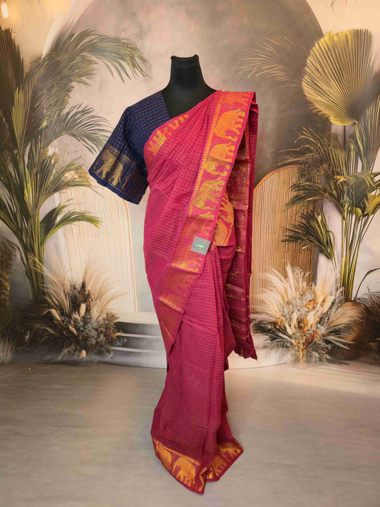Sungudi Cotton Saree