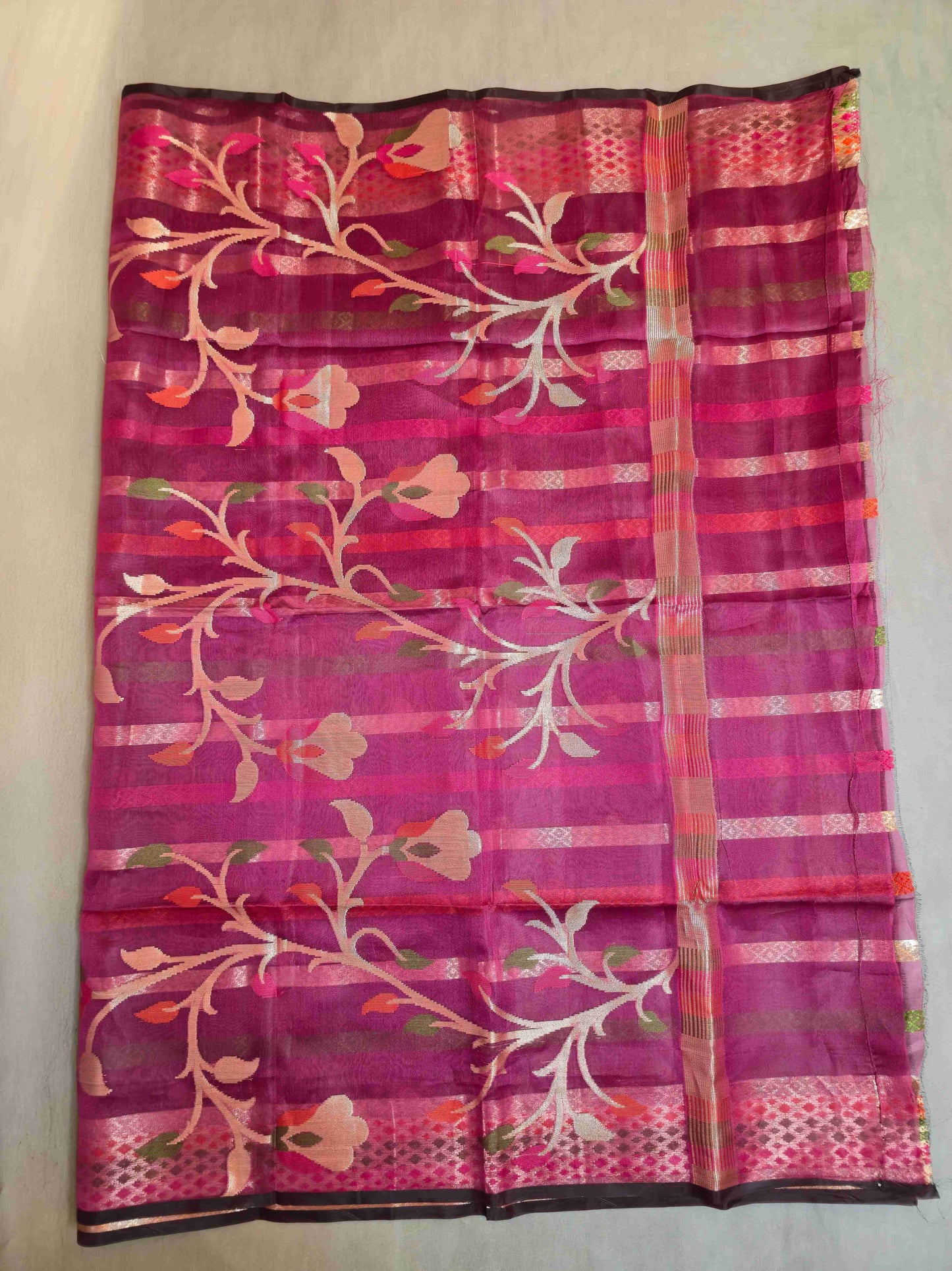 Organza Jamdani Saree