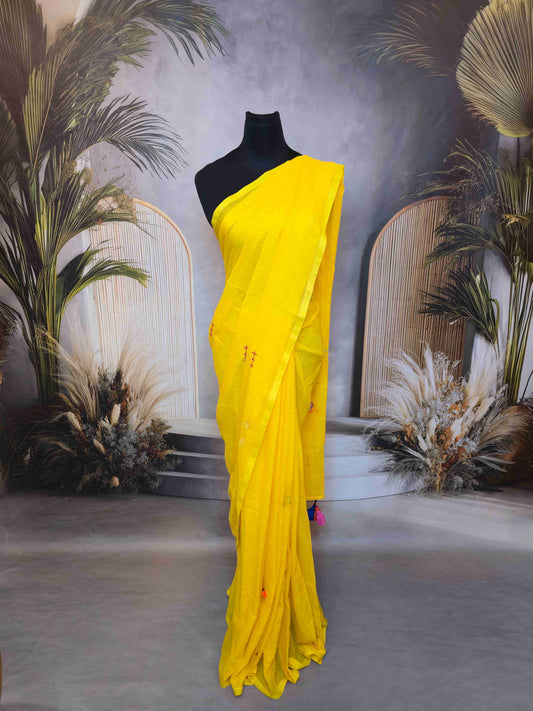 Mul cotton with Mirror work