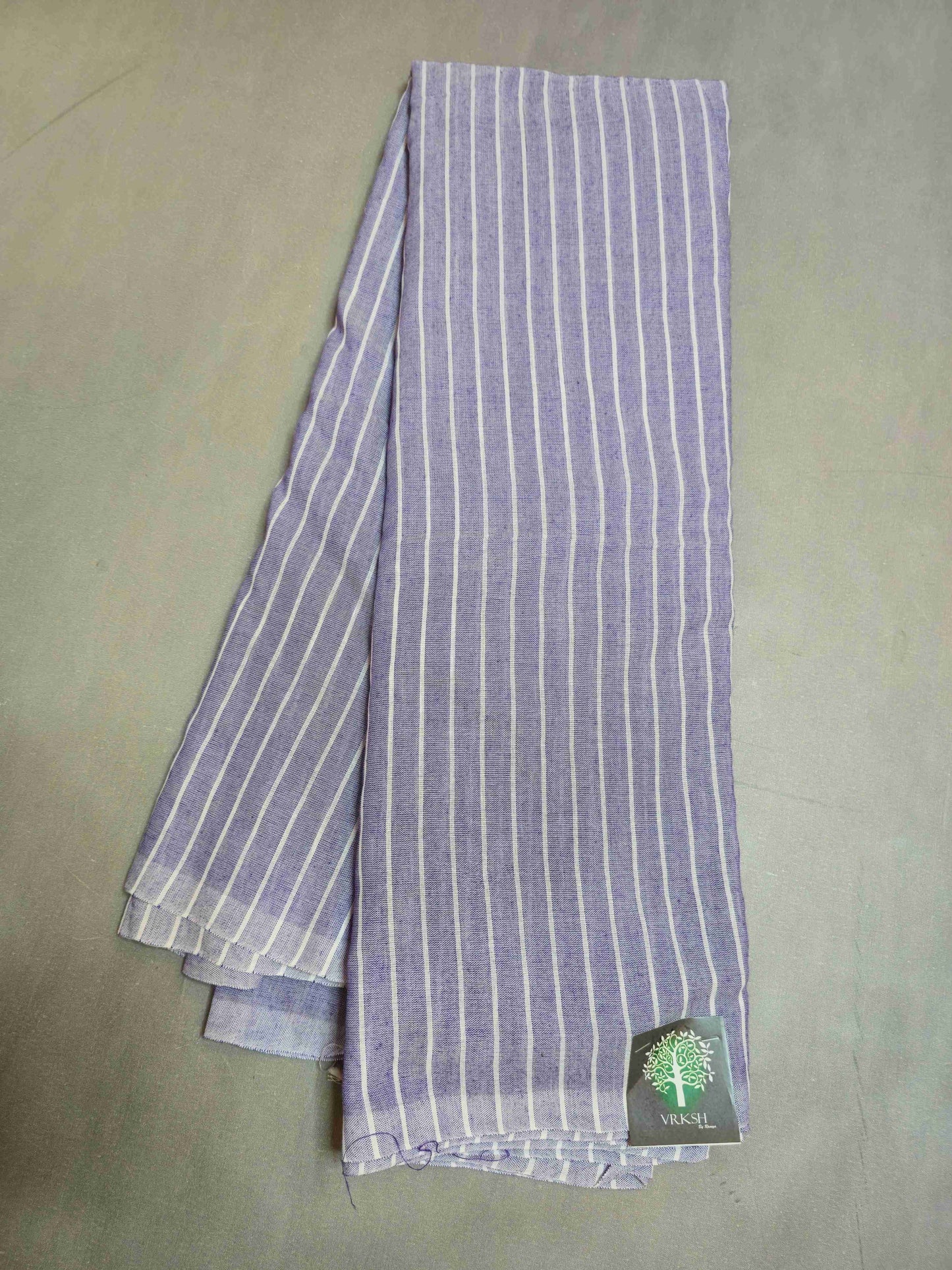 Mul cotton saree with Vertical lines