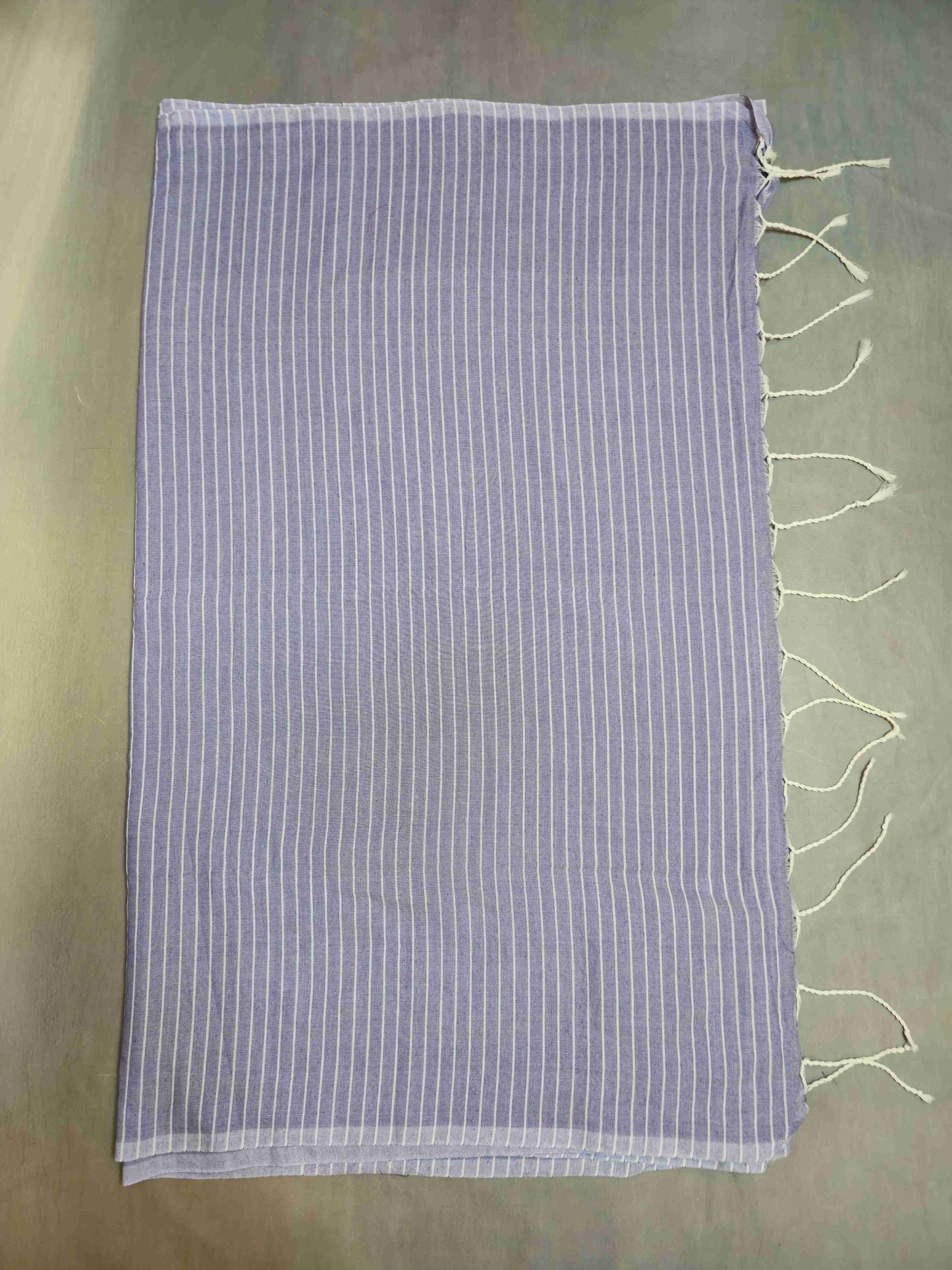 Mul cotton saree with Vertical lines