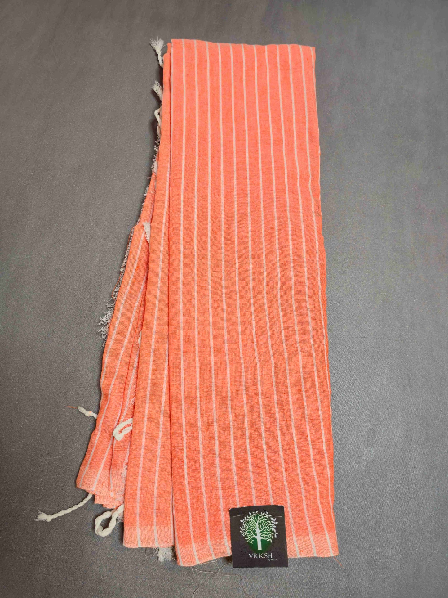Mul cotton saree with Vertical lines