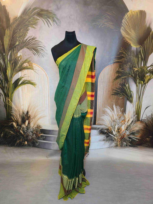 Cotton Saree with thread big border
