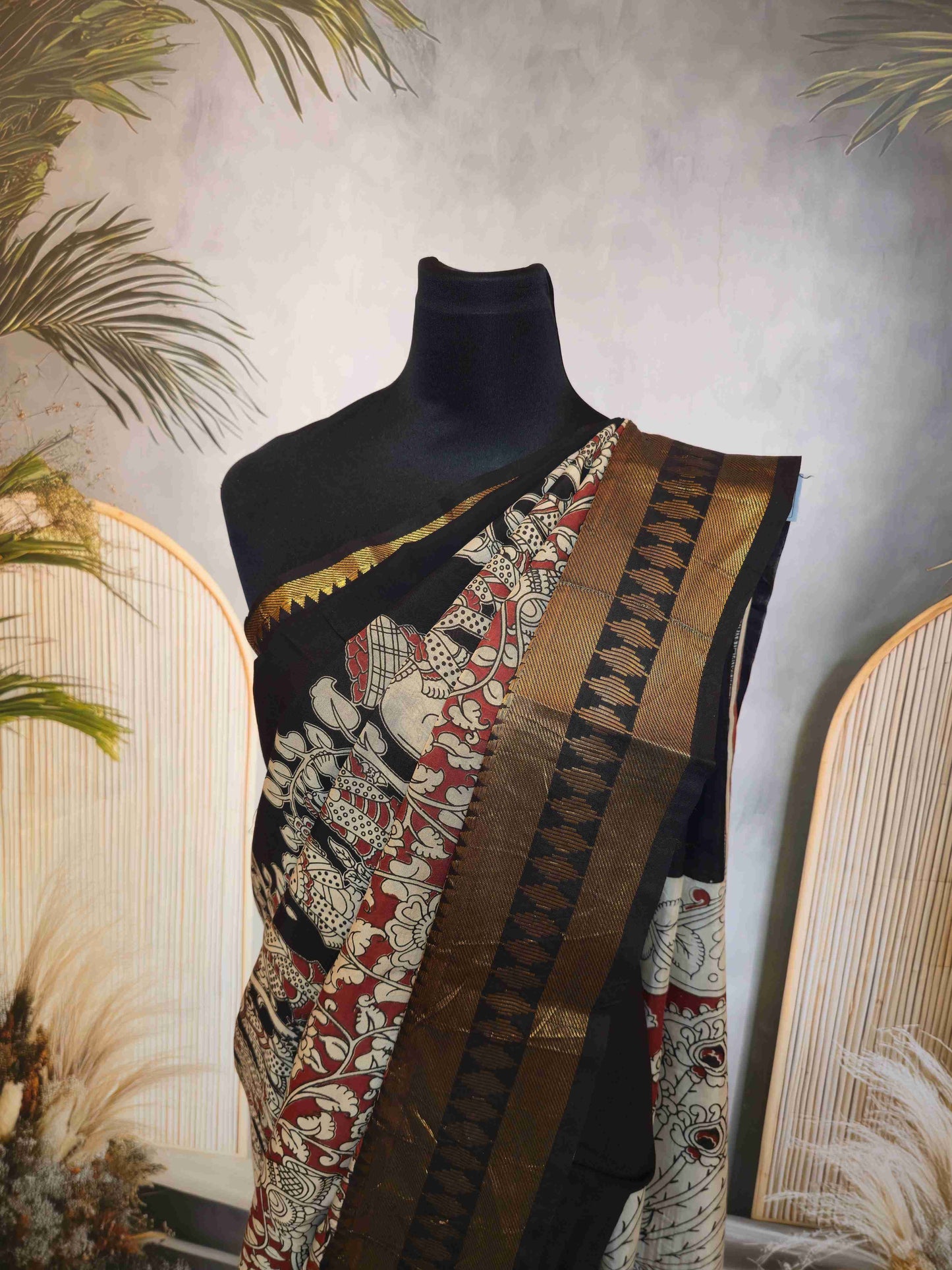 Chennur Kalamkari saree