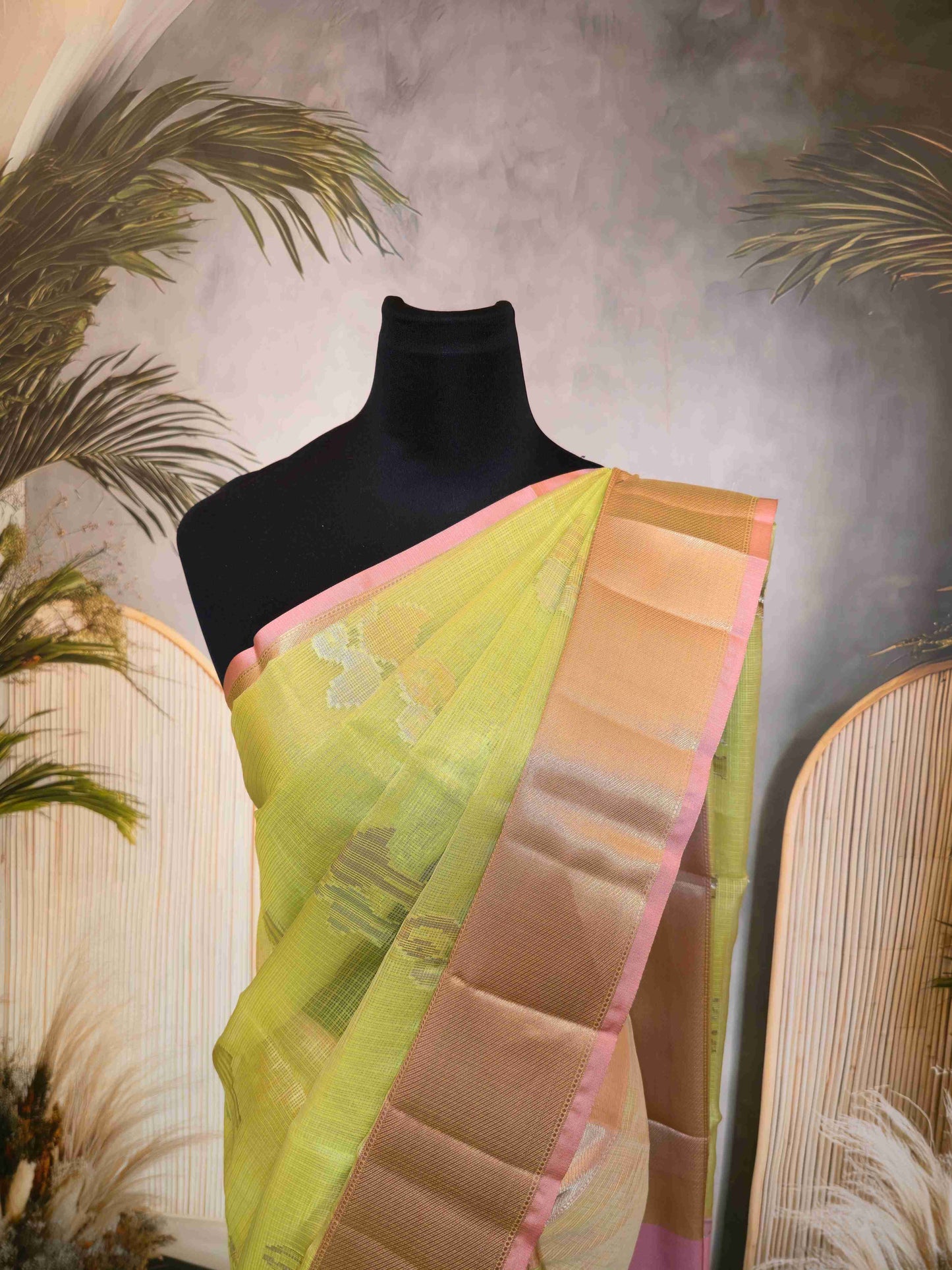 Semi Kota Tissue Saree