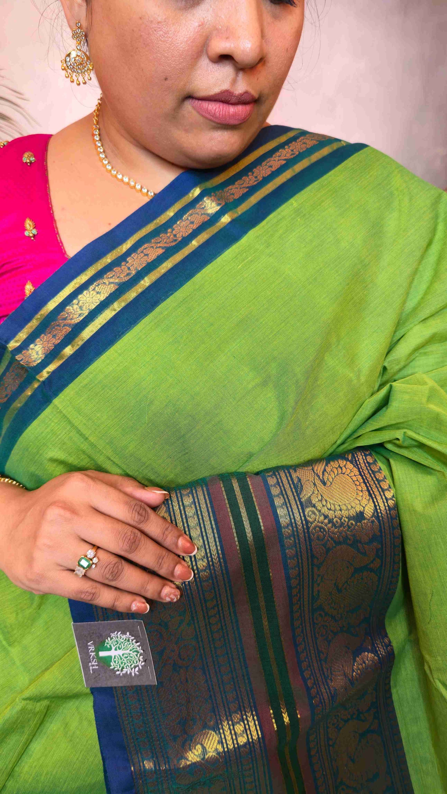 Kanchi Cotton Saree