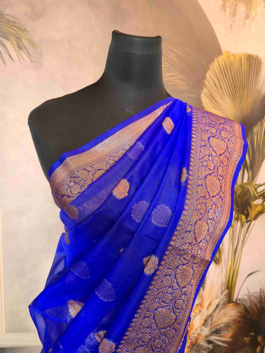 Benarasi Kora Organza Silk Saree