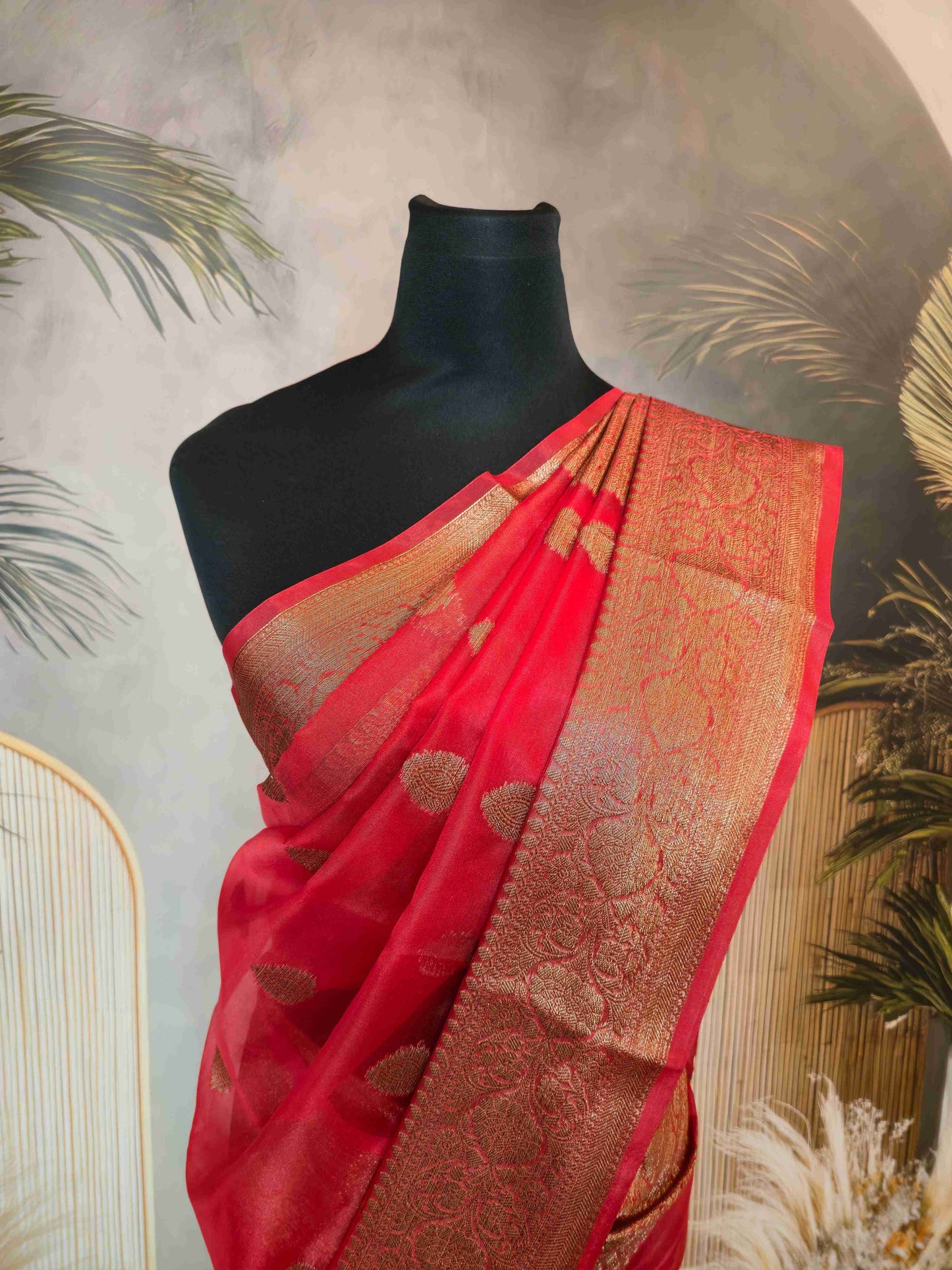 Benarasi Kora Organza Silk Saree