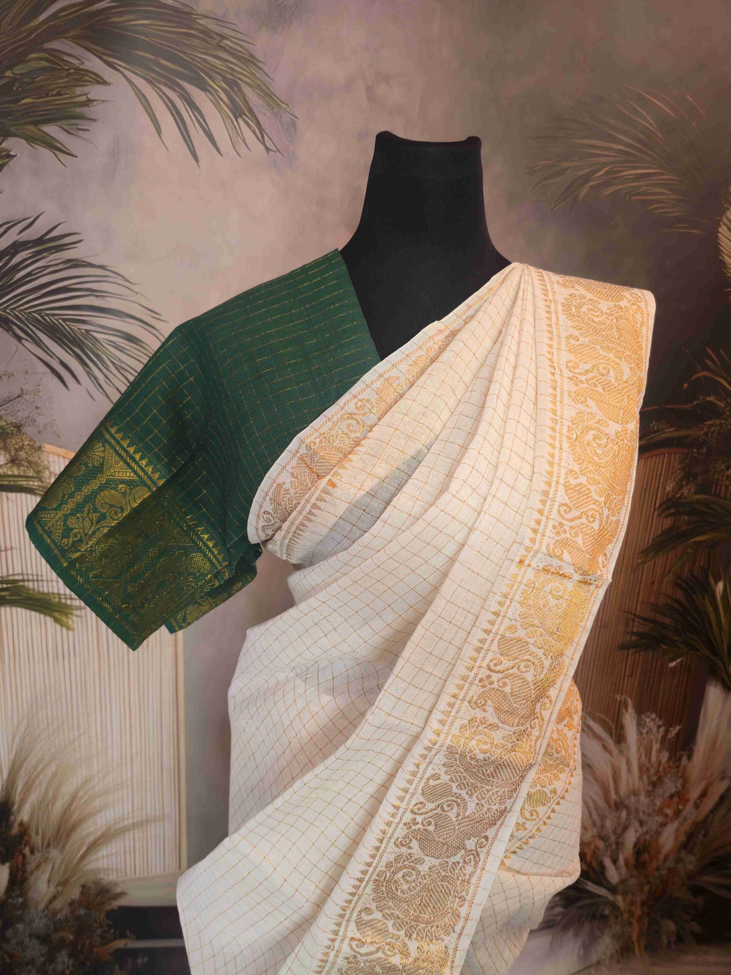 Sungudi Cotton Saree