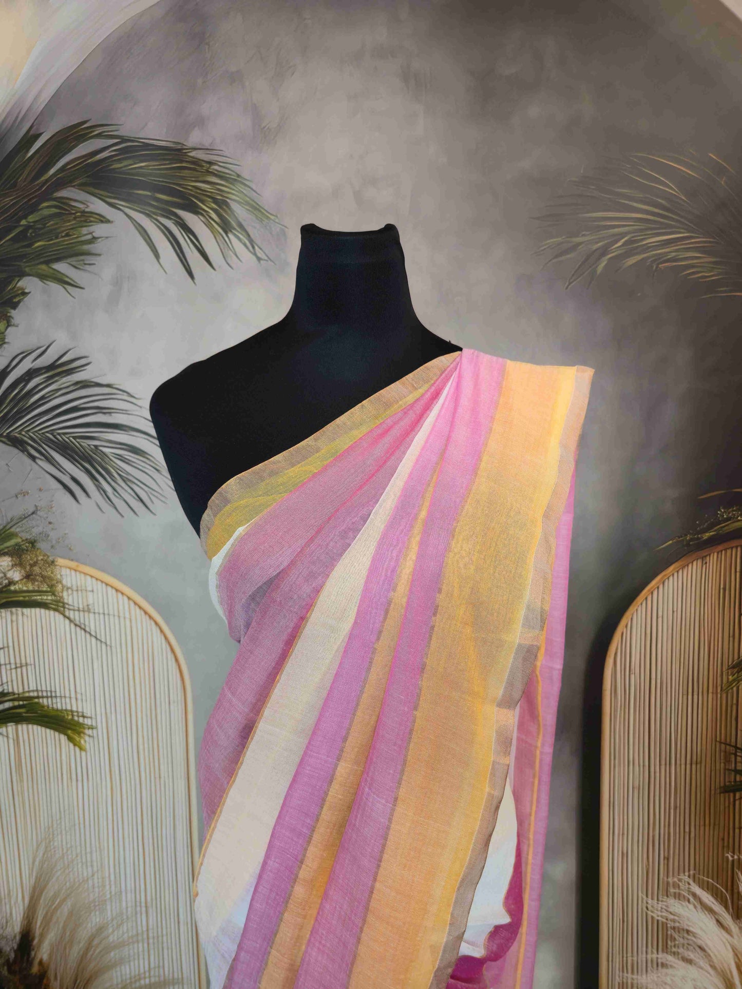Mul cotton saree
