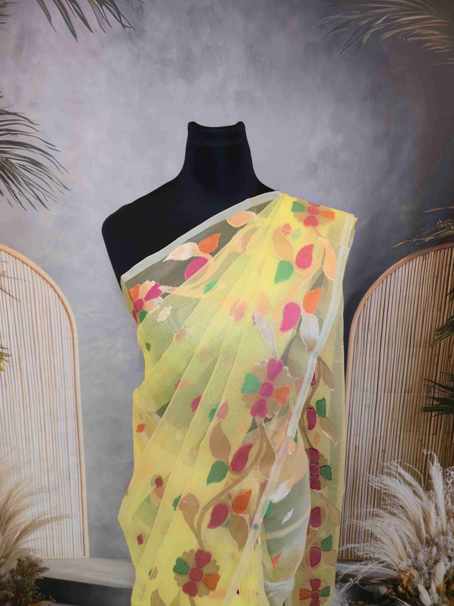 Organza Jamdani Saree