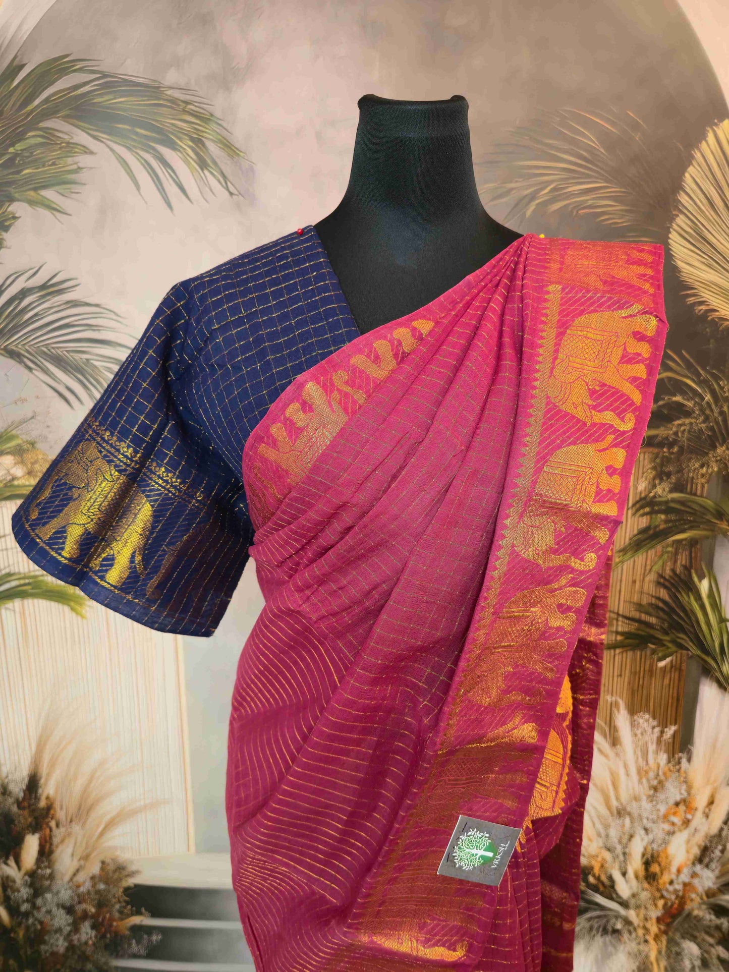 Sungudi Cotton Saree
