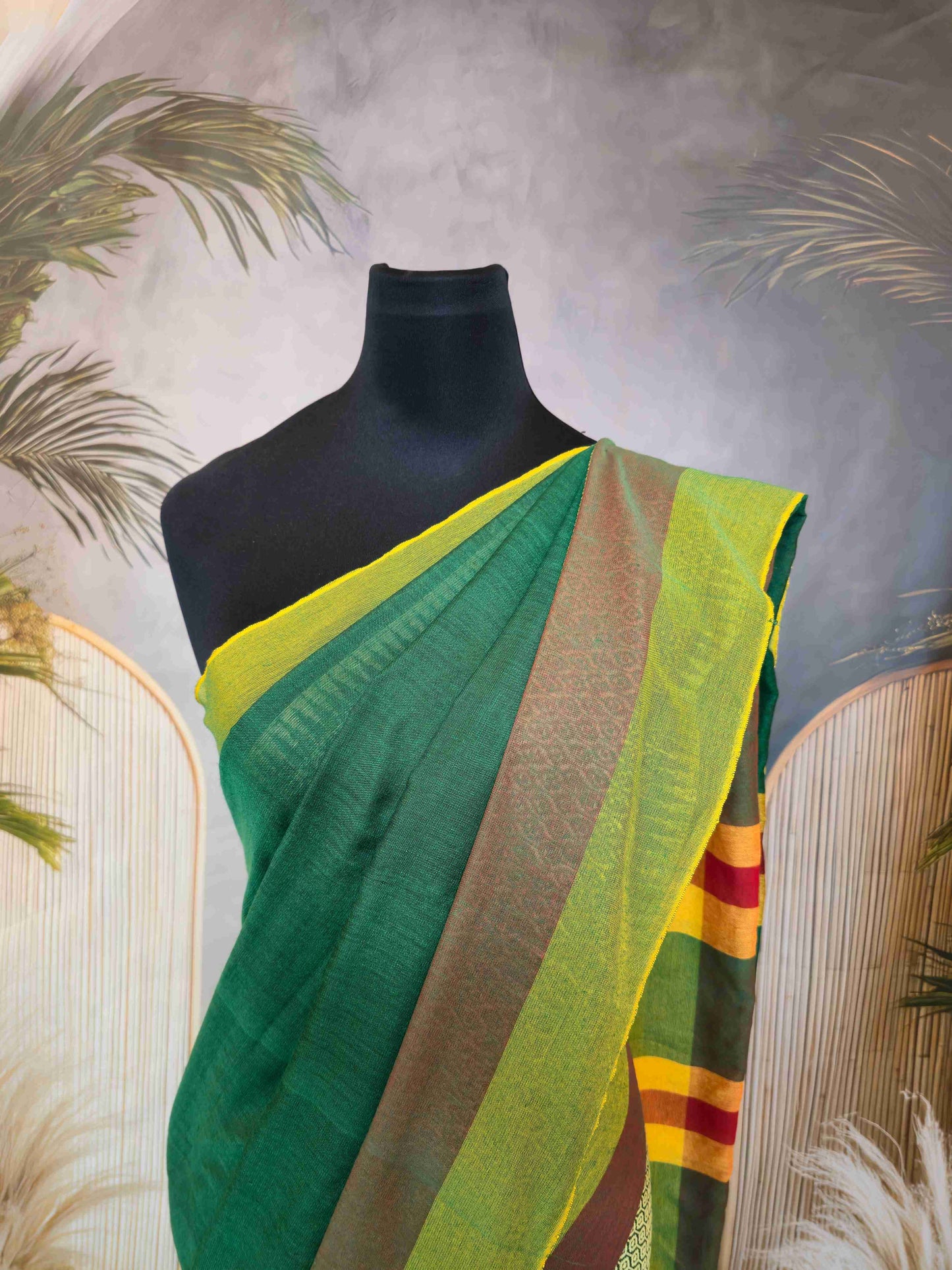 Cotton Saree with thread big border